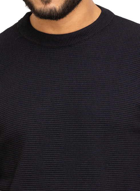 Black - Design p2204 PF - Round Pullover - Khotwh